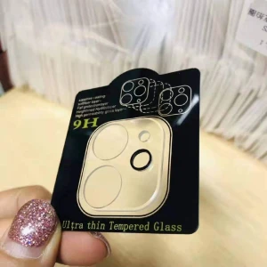 Apple Apple iPhone 11 Metal Çerçeveli (Şeffaf)Kamera Koruma Lensi