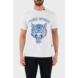 Plein Sport Logolu Bisiklet Yaka Pamuklu Erkek T-Shirt TIPS113IT01