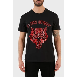 Plein Sport Logolu Bisiklet Yaka Pamuklu Erkek T-Shirt TIPS113IT99
