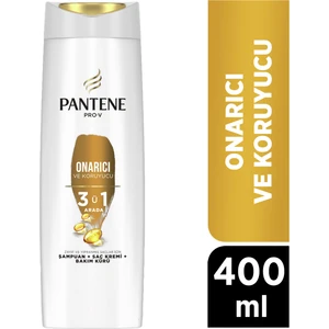 Pro-V Onarıcı Ve Koruyucu Bakım 3'Ü 1 Arada Şampuan; Yıpranmış Saçlar Için; 400ml