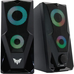 Crown Micro CMS-1003-7 Aydınlatmalı 5WX2 10W  Usb+3.5mm 65DB Speaker 1+1 Hoparlör