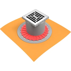 Master x Yalıtımlı Noktasal Su Gideri 10X10 Mat Yandan