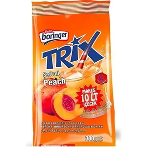 Kent Boringer Trix Şeftali Aromalı Toz İçecek 300 gr x 12