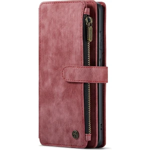 Samsung Galaxy S20 Fe Için CASEMA-C30 Pu + Tpu Kılıfı Red (Yurt Dışından)