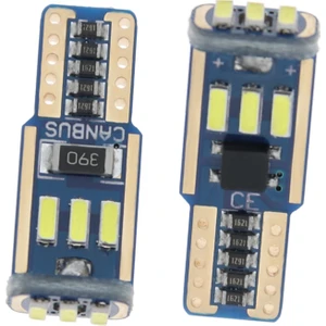 Dekoratif LED Ampul T10-15SMD 4014 Canbus 12V Çift Beyaz / LAAM862