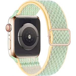 Apple Watch Uyumlu Saat Bandı ( 42-44-45 Mm)Ayarlanabilir Elastik Solo Döngü Kordon