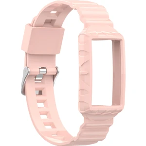 Silikon Bir Vücut Zırhı Saat Kayışı Fitbit Şarj 4 Se Pink Için  (Yurt Dışından)