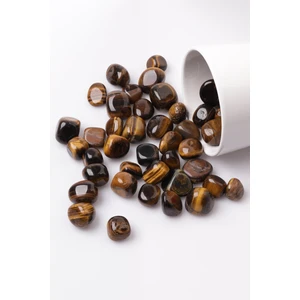 Alibaba Doğaltaş Kaplan Gözü Doğal Taş Tamburlanmış Parça - Tımbıl