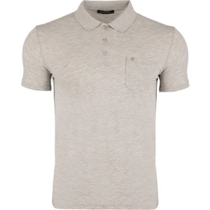 Tony Montana Regular Fit Polo Yaka Klasik Cepli %100 Pamuk Kısa Kollu Basic Penye T-Shirt-PE3605TY22