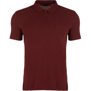 Tony Montana Regular Fit Polo Yaka Klasik Cepli %100 Pamuk Kısa Kollu Basic Penye T-Shirt-PE3605TY22