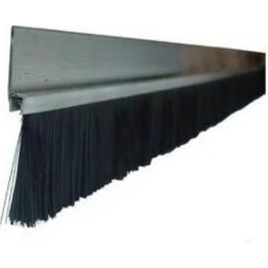 Bursa Fırça Alüminyum Kapı Altı Fırçası H Tipi Kıl Boyu 10cm