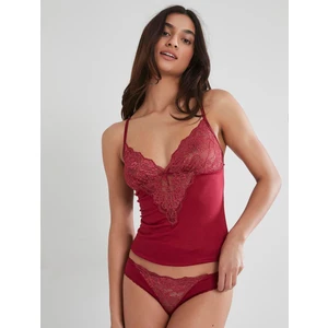 Pierre Cardin Kadın Dantelli Penye Kaşkorse Atlet Külot Takım 345