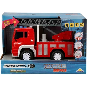 Maxx Wheels Sesli ve Işıklı Su Fışkırtan Itfaiye Aracı 20 Cm. - Merdiven