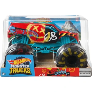 Hot Wheels Monster Trucks 1:24 Arabalar - Büyük Gövdeli ve Tekerlekli Oyuncak Arabalar Fyj83