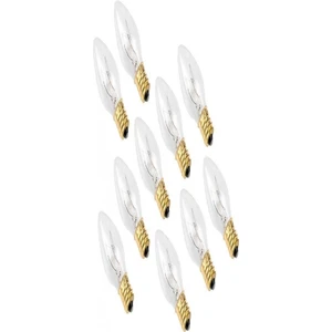 Tuz Lambası Parfüm Ampül E14 Duy 10WATT 10'lu Paket Sarı Işık Parf-10