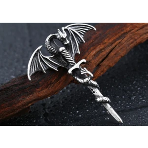 Daisy Shop Paslanmaz Çelik Dragon Ejderha  Kolye