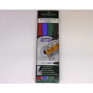 Faber-Castell Asetat Kalemi Permanent M Seri 4 Lü Karışık Renk 1525 04