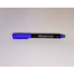 Faber-Castell Asetat Kalemi Permanent S Seri Silgili Mavi 1523 51