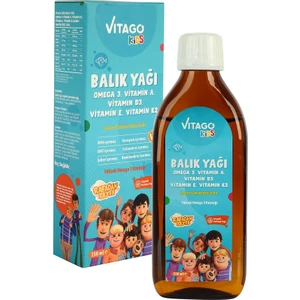 Kids Rafadan Tayfa Balık Yağı Omega 3 Vitamin A D3 E K2 Içeren 150 ml Şurup