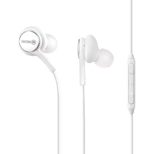 Factor ­M Extra Bass Kulakiçi Mikrofonlu Kablolu Kulaklık Beyaz (FM­KMKBY)