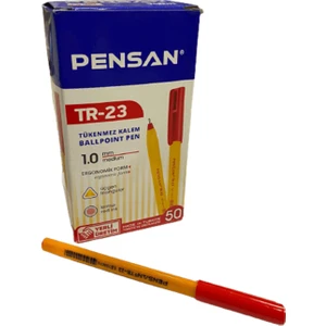 Tr-23 Tükenmez Kalem 50'li Kutu Kırmızı