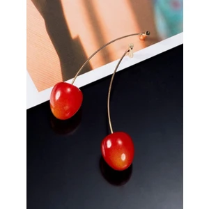 Sallantılı Kırmızı Kiraz Küpe