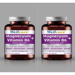 Magnezyum + Vitamin B6 30 Tablet 2 Kutu