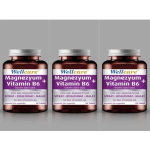 Magnezyum + Vitamin B6 30 Tablet 3 Kutu