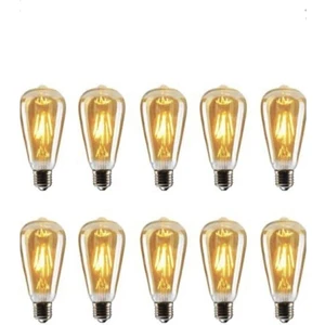 Dekoratif Armut Rustik Ampul 10'lu Paket CT-4313 6W Dimmerli