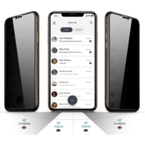 Iphone 12 Hayalet Privacy Tam Ekran Cam Koruyucu(Tam Kaplama)