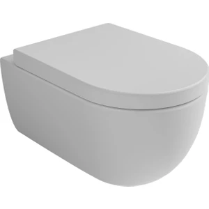 Aqua Bagno Alpha Asma Klozet + Yavaş  Kapanan Kapak -Ikili Set-