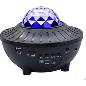Bluetooth Hoparlör LED Yıldız Projektör ile 21 Renk Varyasyonu