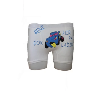 Komik Baskılı Erkek Boxer