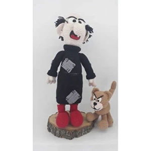 Oyuncak Park Gargamel ve Azman Kedi Amigurumi  Oyuncak