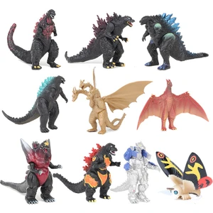10 Adet Godzilla Aksiyon Figürleri - Çok Renkli (Yurt Dışından)