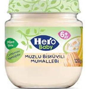 Hero Baby Mey.püreli Mama 120GR Muz.bisk.muhallebi