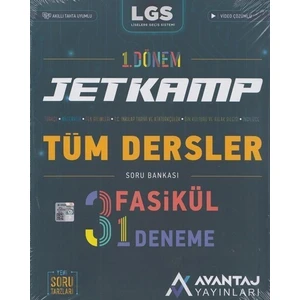 Avantaj Yayınları 8. Sınıf LGS Tüm Dersler 1. Dönem Jet Kamp Soru Bankası