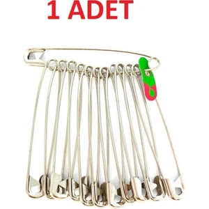 (1 Adet) Büyük Boy No:4 Çengelli Iğne 5cm Boyunda 12 Adetli Çatal Iğne