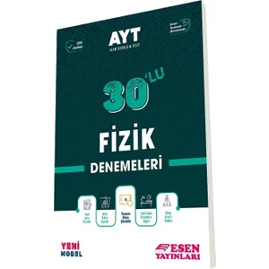 Esen Yayınları AYT 30'lu Fizik Denemeleri