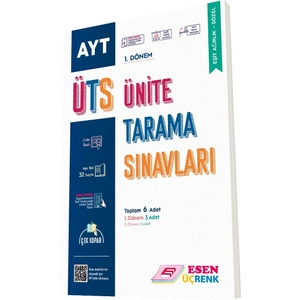 Esen Yayınları Üç Renk AYT 6'lı Deneme Seti (Eşit Ağırlık-Sözel)