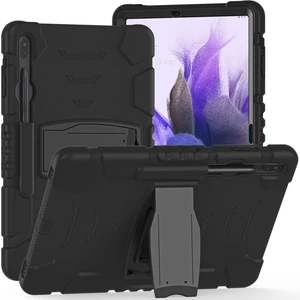 Zszh Galaxy Tab S7 + / S7 Fe 12.4 "3 Katlı Silikon Kılıf (Yurt Dışından)