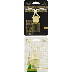 Kabe Örtüsü Kokusu ve Medine Ravza Kokusu 8 ml Araba Kokusu Cam Şişe