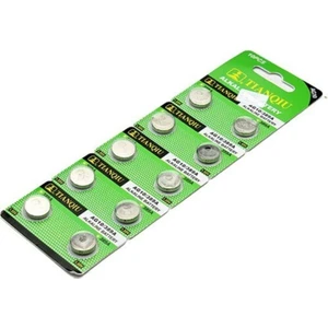 AG10 LR1130 389 Alkaline Düğme Pil 10 Adetli Kart