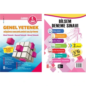 Ata Yayıncılık 2. Sınıf Bilsem Sınavlarına Hazırlık +5’ Li Deneme Sınavı