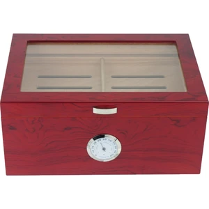 2 Katlı Camlı Humidor Puro Kutusu RC19