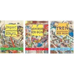 İnşaat Sahasında Bir Yıl - Şehirde Bir Gün - Tren İstasyonunda Bir Gün 3 Kitap Set