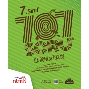 Ritmik Eğitim Yayınları 7. Sınıf 707 Soruda Ilk Dönem Tekrarı 1. Dönem Tatil Kitabı