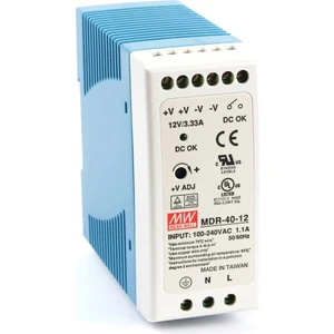 Mean Well  MDR-040-12  12VDC 3.33AMP Dın Rail   Güç Kaynağı