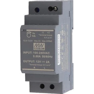 Mean Well  Hdr-30-12   12VDC 2.0AMP Dın Rail Stepshape   Güç Kaynağı
