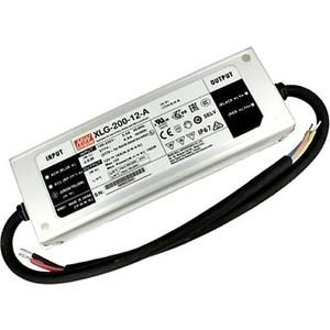 Mean Well  XLG-200-12-A  -12VDC,16.0AMP,CURRENT ADJ.,(8.4~12VDC Cc)   Güç Kaynağı